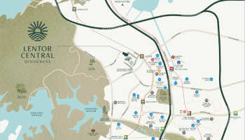 lentor-central-residences-location-map